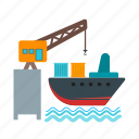 cargo, container, delivery, industry, port, ship, shipping