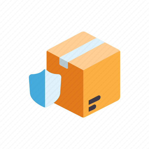 Container, delivery, protection, secured package, shipping, symbol icon - Download on Iconfinder