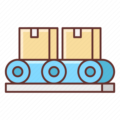 Cargo, conveyor, package, shipping icon - Download on Iconfinder