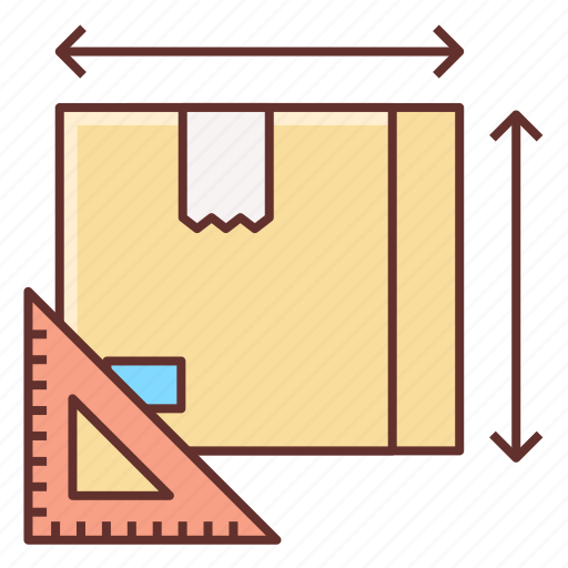 Dimension, inches, measure, ruler icon - Download on Iconfinder