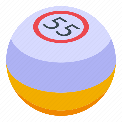 Lottery, ball, isometric icon - Download on Iconfinder