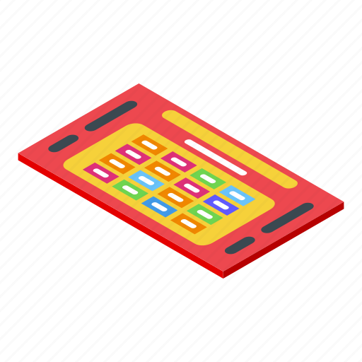 Scratch, ticket, lottery, isometric icon - Download on Iconfinder