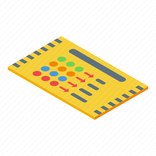 Match, ticket, lottery, isometric icon - Download on Iconfinder