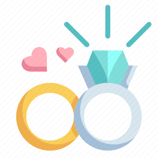 Wedding ring, love and romance, diamond ring, engagement ring, wedding, rings, love icon - Download on Iconfinder