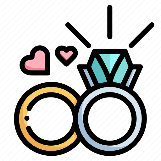 Wedding ring, love and romance, diamond ring, engagement ring, wedding, rings, love icon - Download on Iconfinder