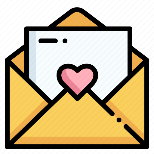 Love letter, wedding invitation, letter, love and romance, valentines day, romantic, card icon - Download on Iconfinder