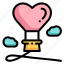 balloon, love and romance, valentines day, heart shaped, celebration, heart, love 