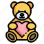 teddy bear, love, kid and baby, valentine, toy, gift, animal 