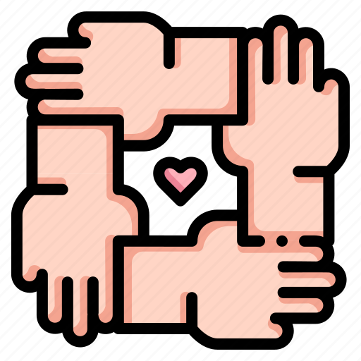 Solidarity, charity, love, sympathy, healthcare and medical, donate, hands icon - Download on Iconfinder
