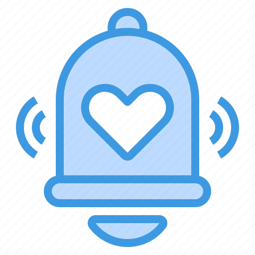Bell, heart, wedding, love icon - Download on Iconfinder