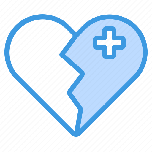 Broken, heart, love, romance icon - Download on Iconfinder