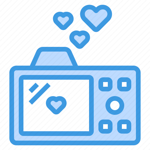 Camera, photo, heart, love, record icon - Download on Iconfinder