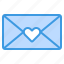 envelope, love, letter, valentine, wedding 