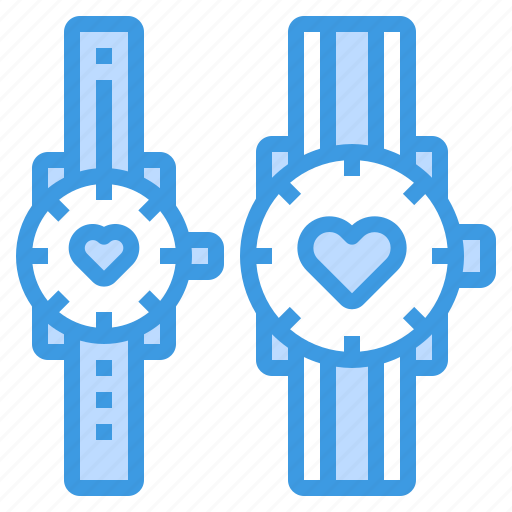 Watch, valentine, love, heart, lover icon - Download on Iconfinder
