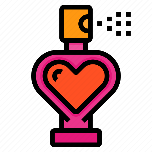 Perfume, heart, valentine, love, women icon - Download on Iconfinder