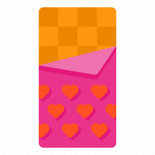 Chocolate, bar, heart, love, valentine, sweet icon - Download on Iconfinder