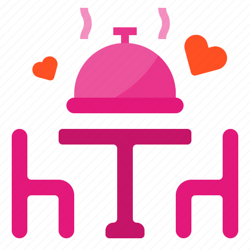 Dinner, heart, valentine, love, romantic icon - Download on Iconfinder