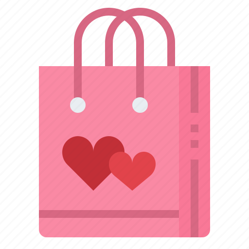 Bag, shopping, love, heart, present icon - Download on Iconfinder