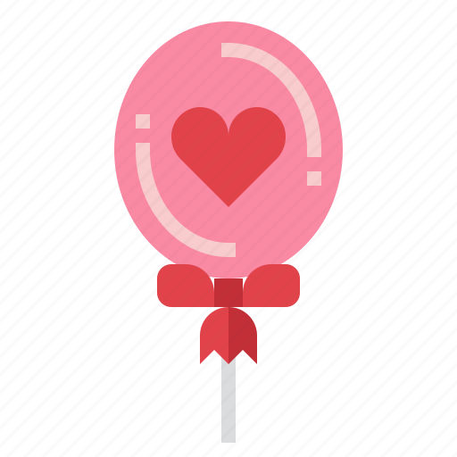 Balloon, heart, love, party, celebration, valentine, romantic icon - Download on Iconfinder