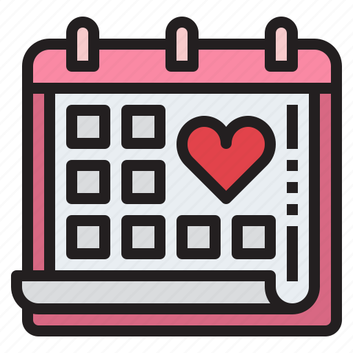 Calendar, wedding day, valentine day, time, schedule, date icon - Download on Iconfinder