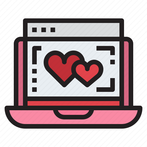 Laptop, computer, electronic, technology, love, heart icon - Download on Iconfinder