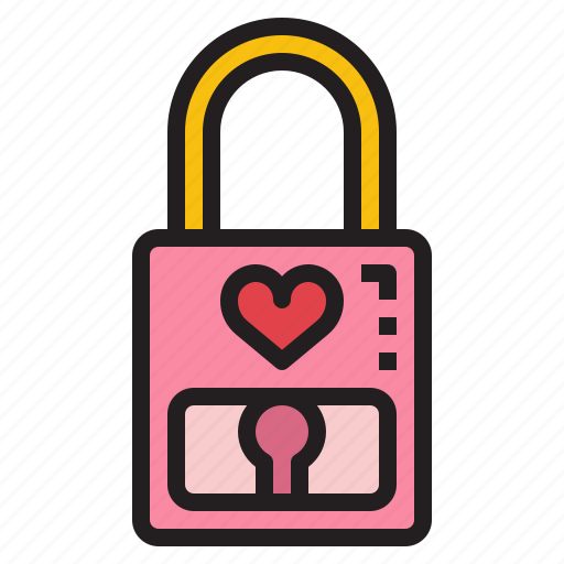 Lock, heart, padlock, love, security icon - Download on Iconfinder