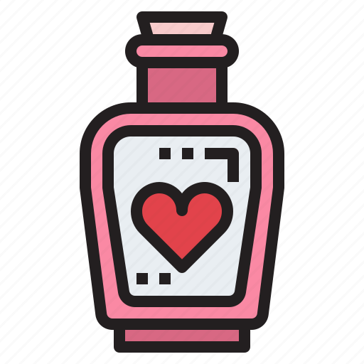 Potion, love, love potion, flask, chemical, chemisty icon - Download on Iconfinder