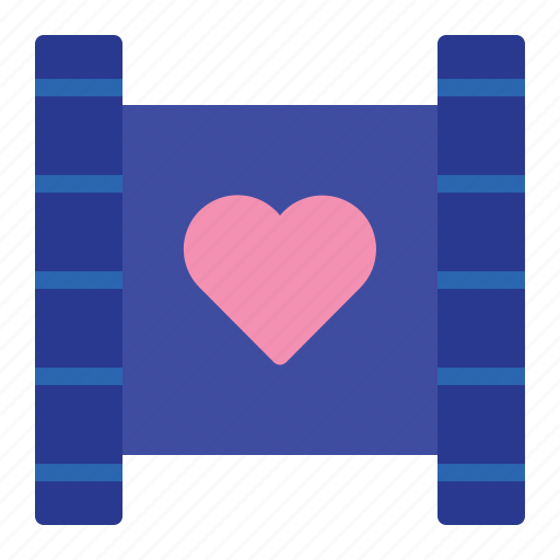 Love, film, heart, valentine, movie, romance icon - Download on Iconfinder