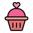 love, cupcake, heart, valentine, romance, wedding, romantic