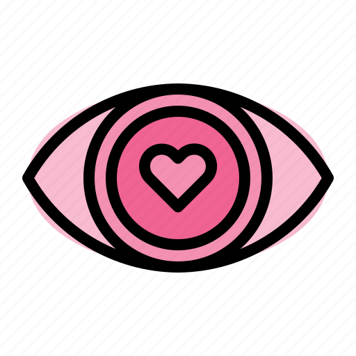 Love, eye, heart, valentine, romance, wedding, romantic icon - Download on Iconfinder