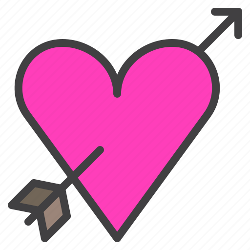 Cupid, arrow, heart, love icon - Download on Iconfinder