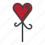 heart, lollipop, love, valentine 