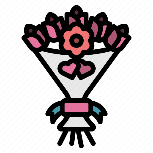 Love, bouquet, flower, wedding, floral, romance icon - Download on Iconfinder
