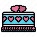 love, cake, wedding, heart, dessert, valentine, sweet