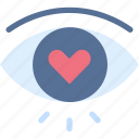 eye, in, love, looking, view, and, romance