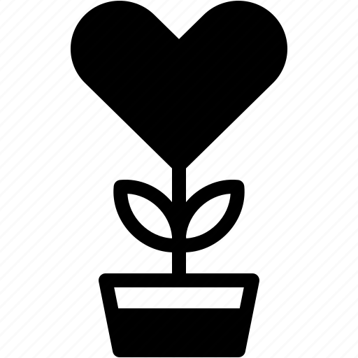 Flower, loving, heart, valentine, day, romance icon - Download on Iconfinder