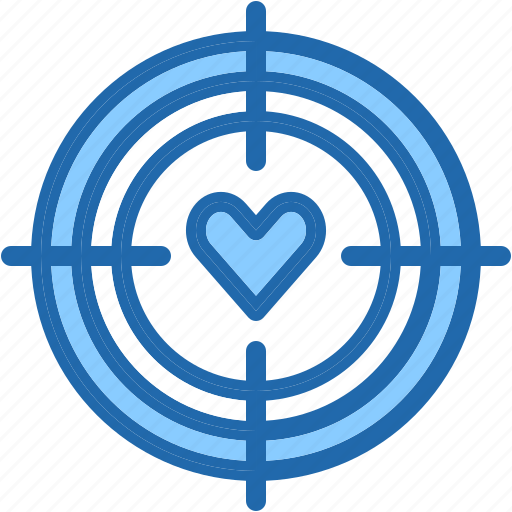 Target, love, heart, compotation, game icon - Download on Iconfinder
