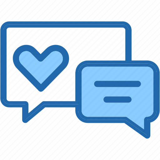 Chat, love, romance, communication, heart icon - Download on Iconfinder