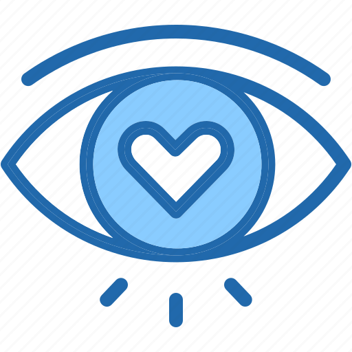 Eye, in, love, looking, view, and, romance icon - Download on Iconfinder