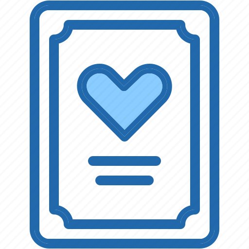 Wedding, card, love, send, message, romantic, heart icon - Download on Iconfinder
