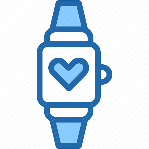 Smart, watch, time, and, dating, love, heart icon - Download on Iconfinder