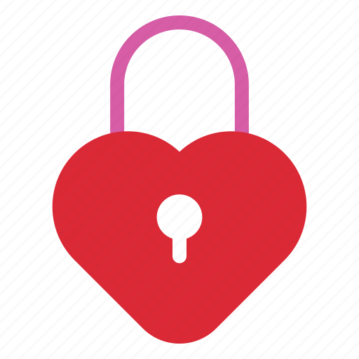 Padlock, love, heart, key, lock icon - Download on Iconfinder