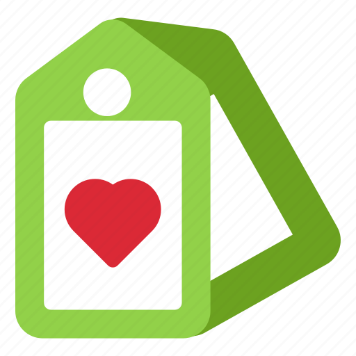 Valentine, tag, love, label, heart, wedding icon - Download on Iconfinder