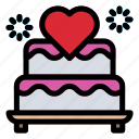 cake, love, dessert, sweet, food