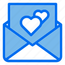 1, love, letter, mail, message, envelope