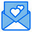 1, love, letter, mail, message, envelope 