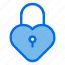1, padlock, love, heart, key, lock