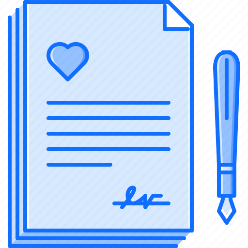 Contact, day, love, marriage, pen, relationship, valentine icon - Download on Iconfinder