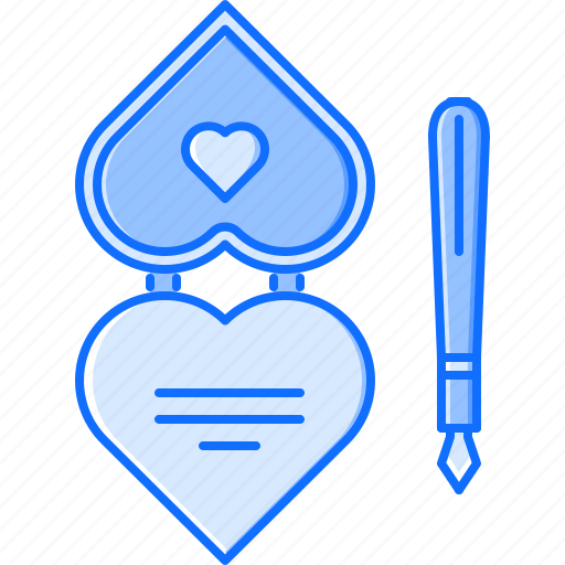 Day, heart, love, pen, relationship, valentine icon - Download on Iconfinder