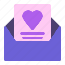envelope, heart, love, message